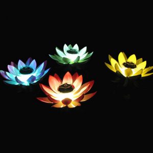 Solar Lotus Flower Water Floating Light
